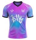 Maillot SMOKE JERSEY FREYM dégradé bleu et violet, vue de face